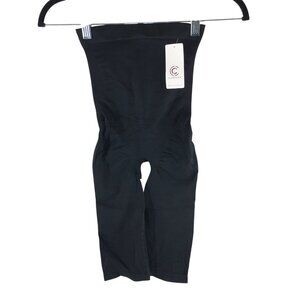 Curveez High-Waist Seamless Shaping Capri Leggings Shapewear Black M